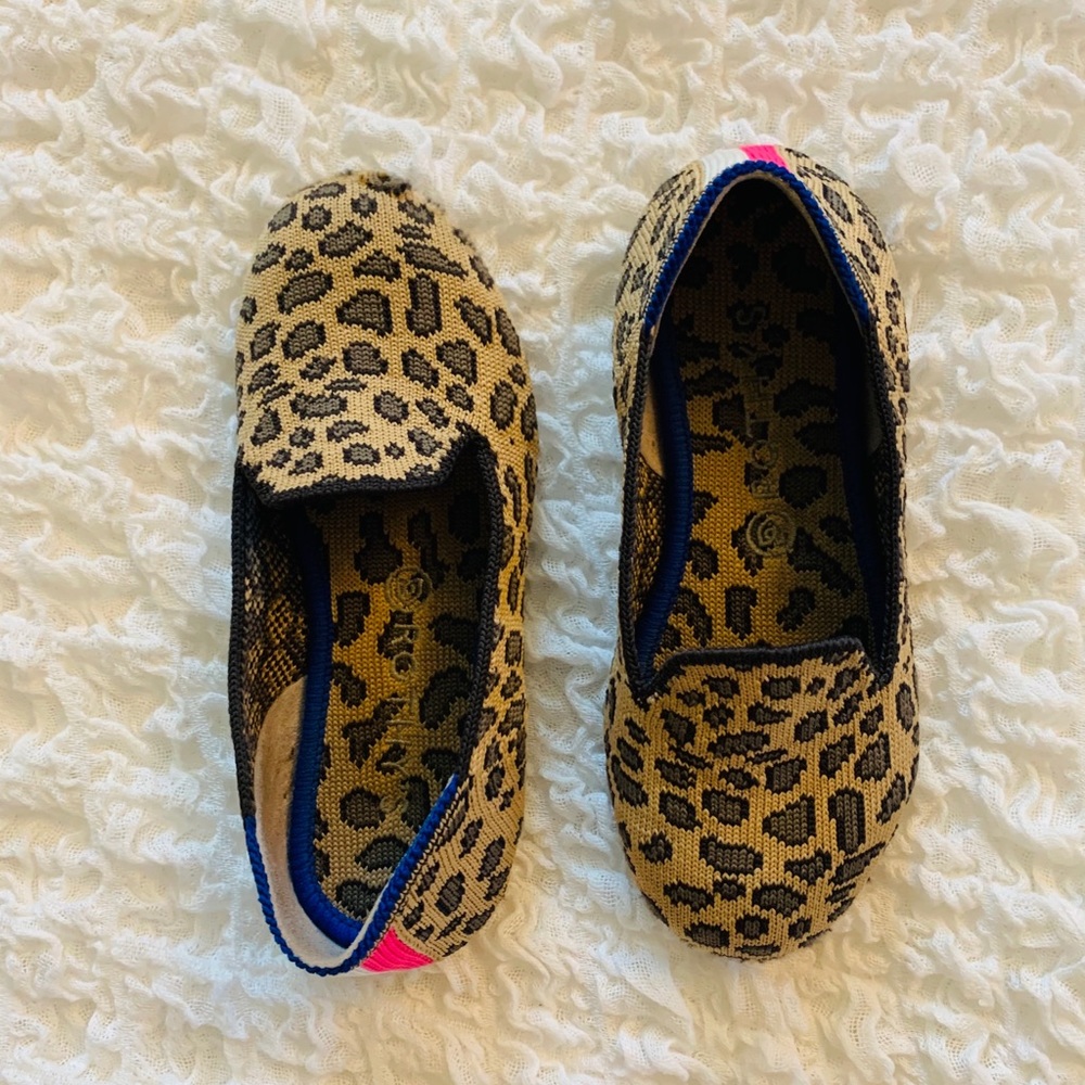 Rothy’s leopard print shoes